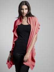 Cashmere Ruffle Wrap