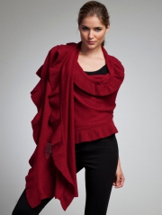 Cashmere Ruffle Wrap
