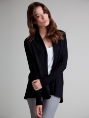 Cashmere T Back Cardigan