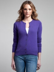 Cashmere Crew Cardigan