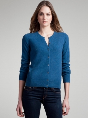 Cashmere Crew Cardigan