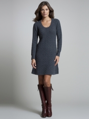 Cable Scoop Neck Dress Cable Scoop Neck Dress