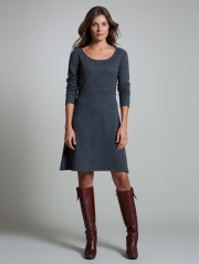 Cashmere Scoop Neck Dress Cashmere Scoop Neck Dress
