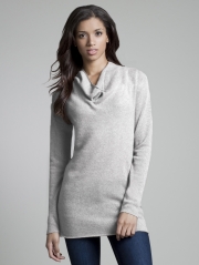 Cashmere Drape Neck Sweater