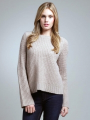 Cashmere Shaker Bateau Neck