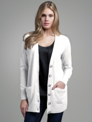 Cashmere V Neck Cardigan