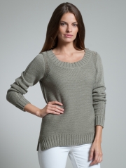 Hi-lo Bateau Neck