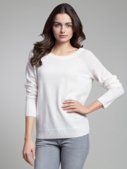 Cashmere Raglan Bateau Neck