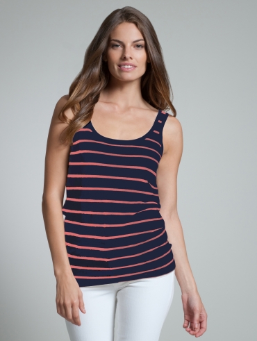 Cashmere Striped Tank