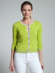 Cotton Tipped Cardigan Cotton Tipped Cardigan