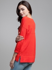 V Neck W/ Back Yoke