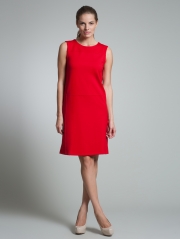 Cross Knit Stretch Shift Dress
