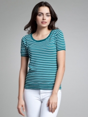 Stripe Open Crewneck