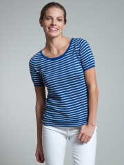 Stripe Open Crewneck Stripe Open Crewneck