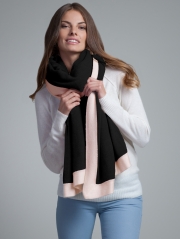 Cashmere Tipped Travel Wrap Cashmere Tipped Travel Wrap