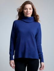 Cashmere Hi Lo Turtleneck