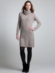 Cashmere Rib Collar Dress