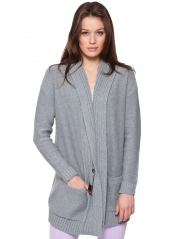 Cotton Hooded Cardigan