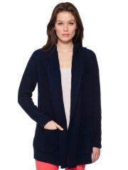 Cotton Hooded Cardigan