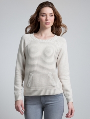 Shrunken Open Crewneck
