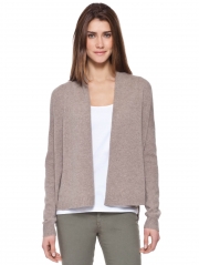 Cashmere Hi Lo Open Cardigan