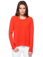 Cashmere Thermal Front U Neck