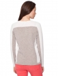 Cashmere Color Block Crewneck