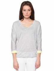 Tencel Double V Neck