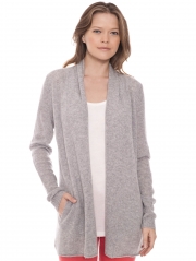 Cashmere Pocket Open Cardigan