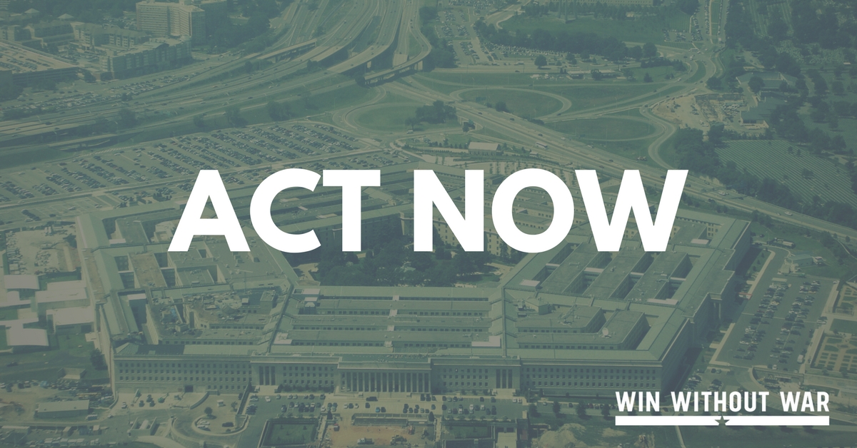 Support Rep. John Lewis’ Amendment to End Endless War Costs Win Without War