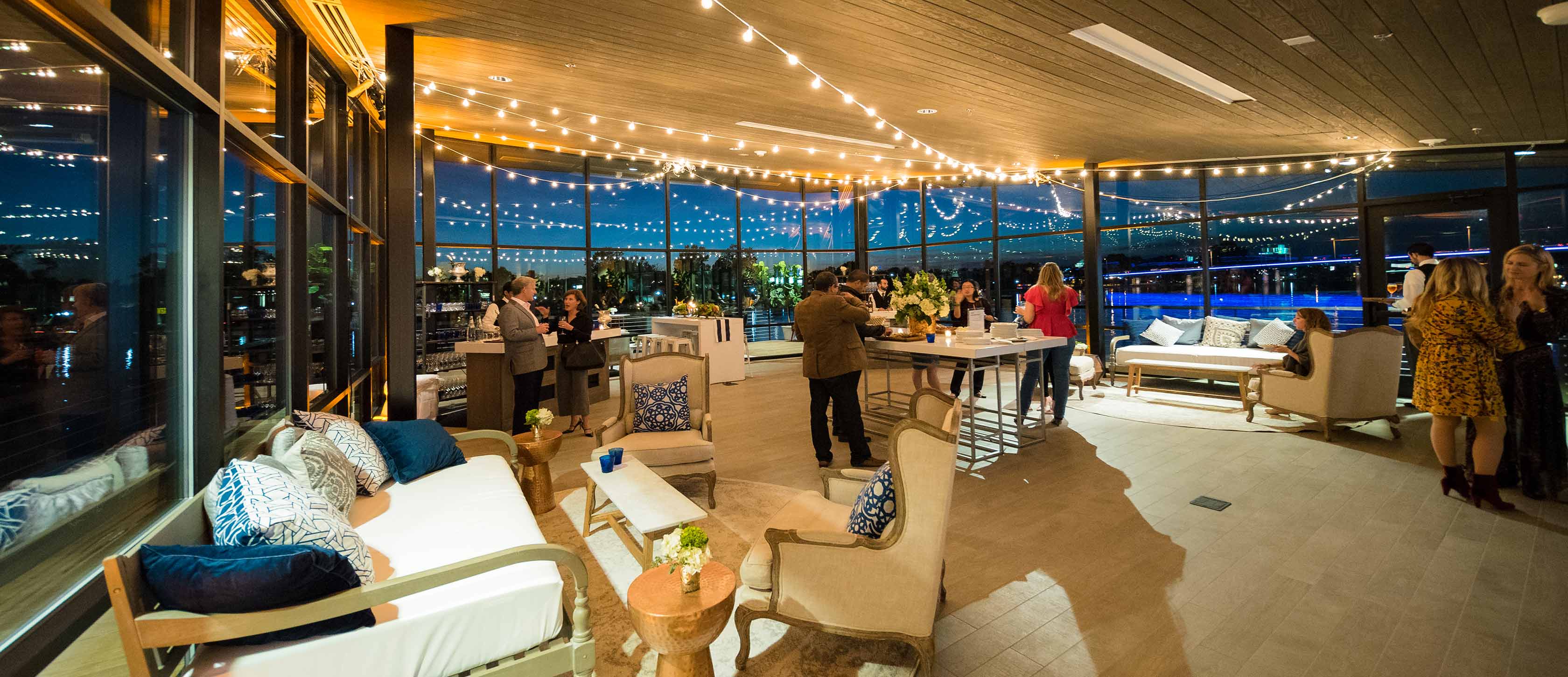Dockmaster Building event space at The Wharf DC with waterfront views along the Potomac