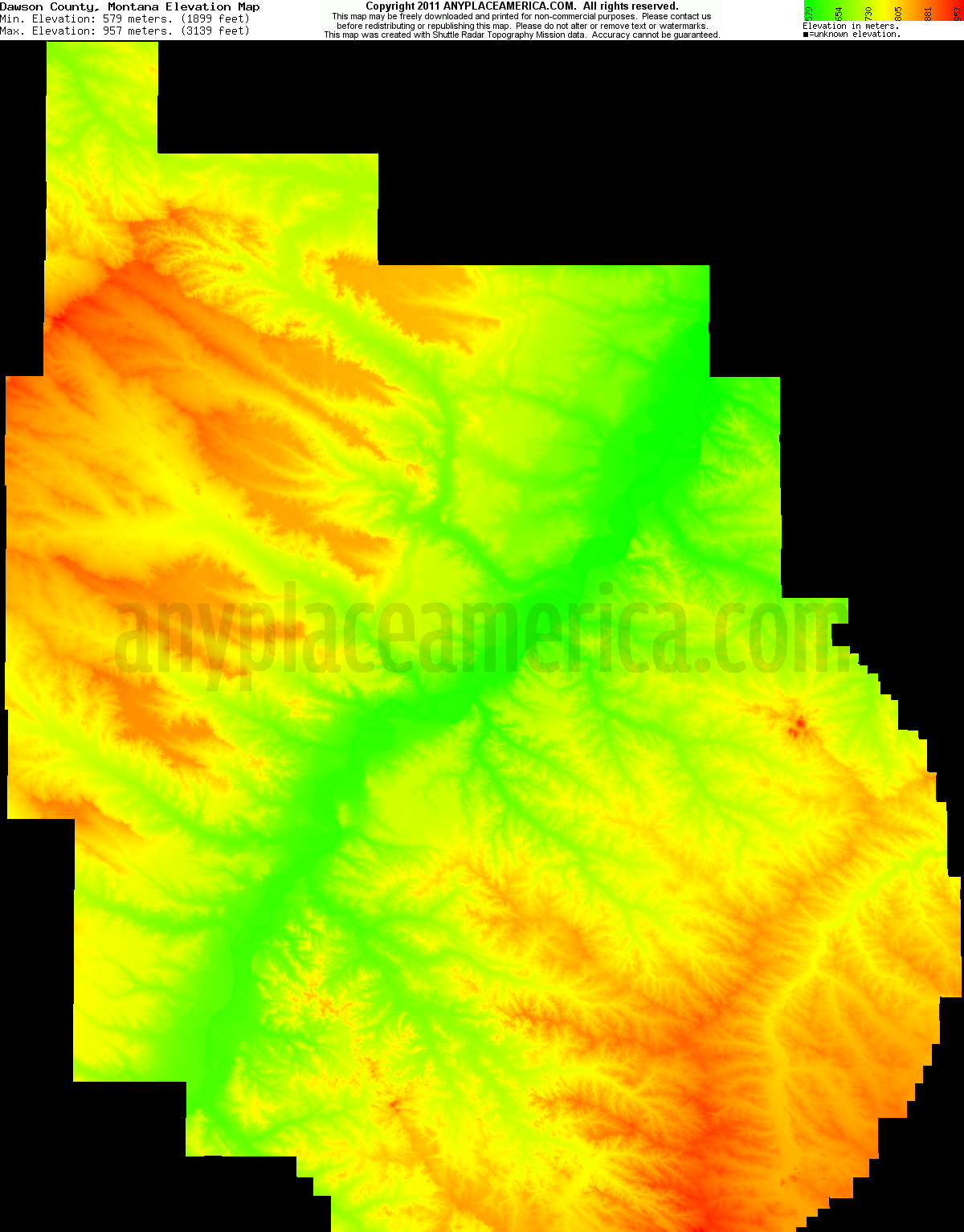 Free Dawson County Montana Topo Maps Elevations Free dawson county montana topo maps elevations