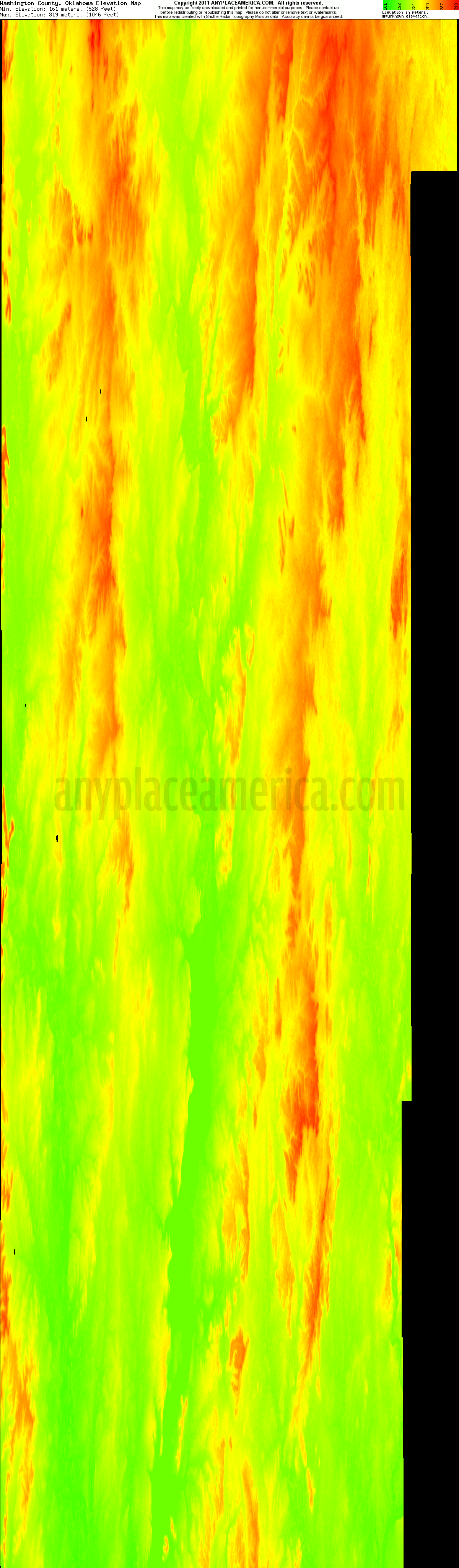 Free Washington County, Oklahoma Topo Maps & Elevations