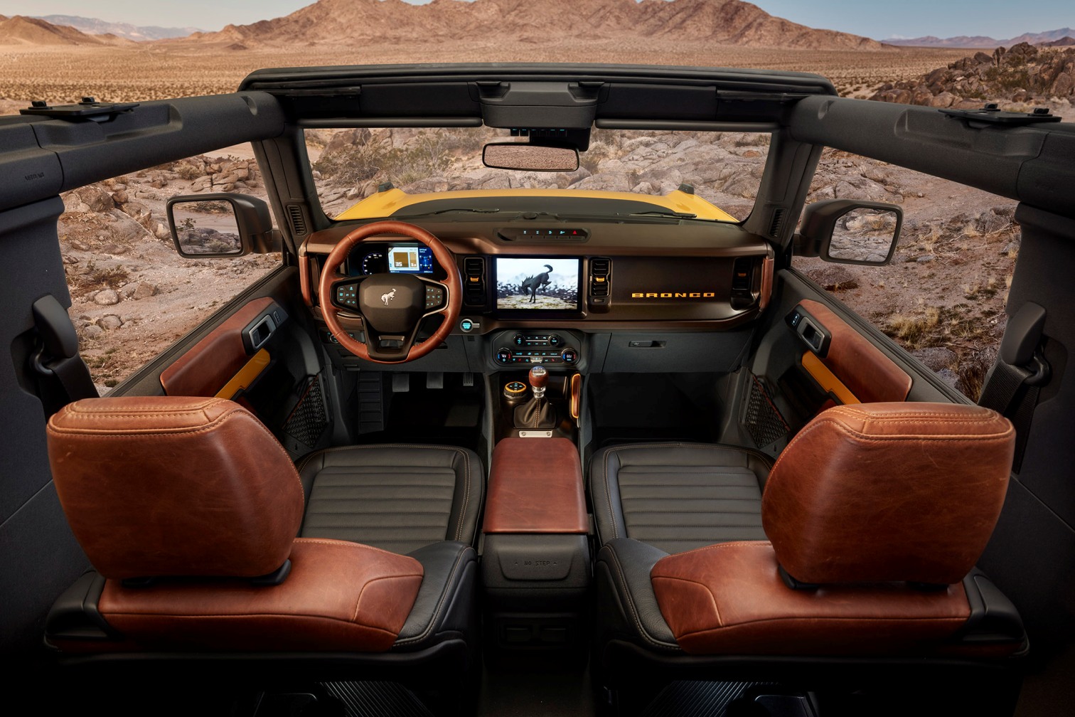 2021 Ford Bronco interior