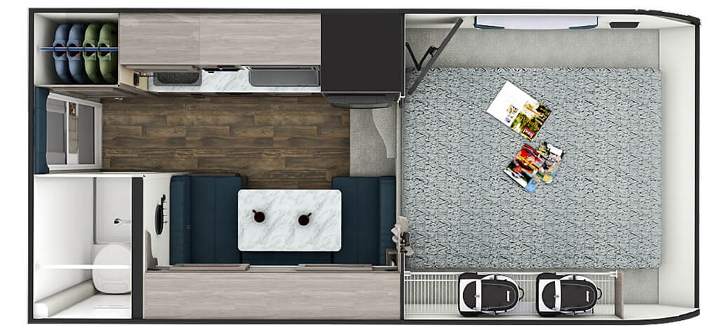 Best Truck Campers: Lance 825 Interior