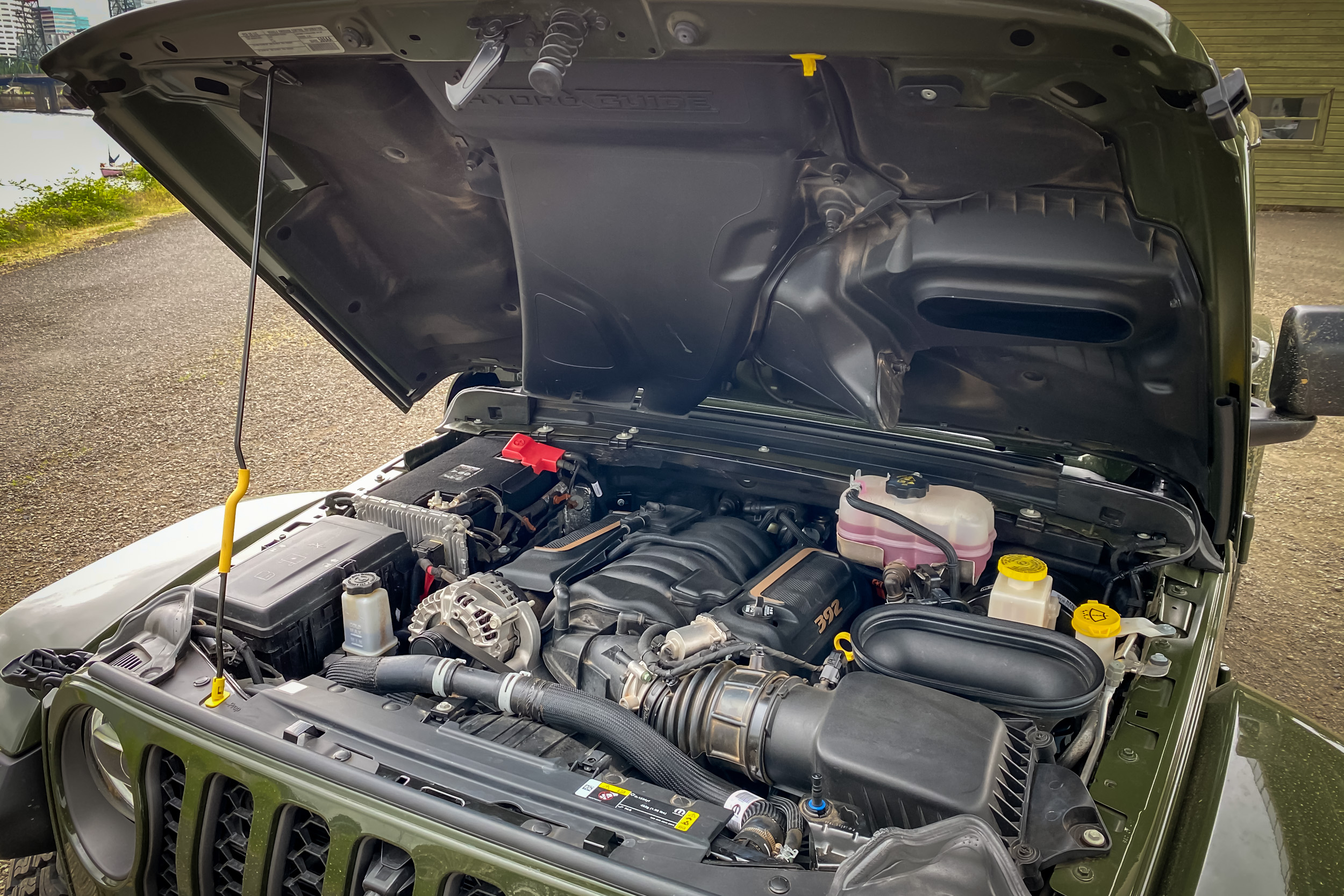 2021 m. „Jeep Wrangler Rubicon 392 Hemi“ variklis