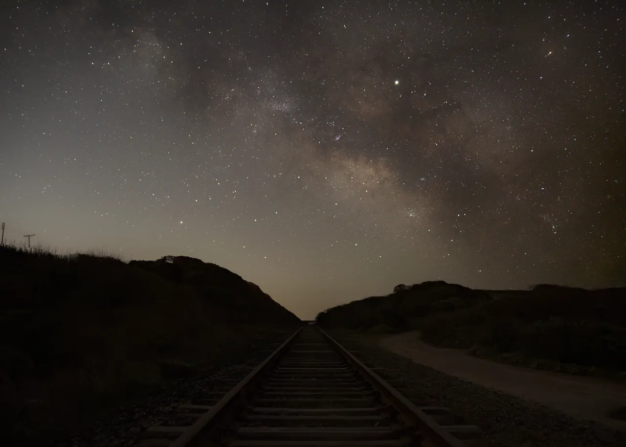 Milkyway image from Shark fin Cove 2019