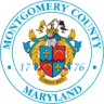 Montgomery County Maryland logo featuring a crest in the middle that says "Gardez Bien."
