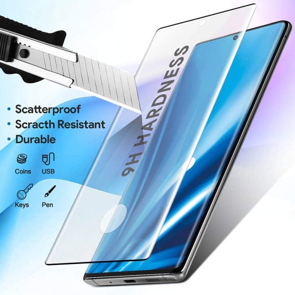 3D Glass Screen Protector for Galaxy Note 20 Ultra (Clear) - Image 3