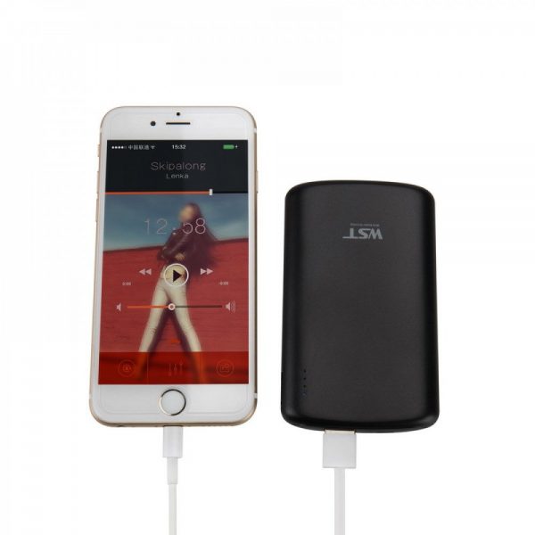 Universal 5000 mAh Portable Power Bank Charger WP939 (Black) - Image 3