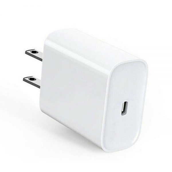 USB C / Type C House Wall Charger 20W Fast Power Delivery (White) - Image 2