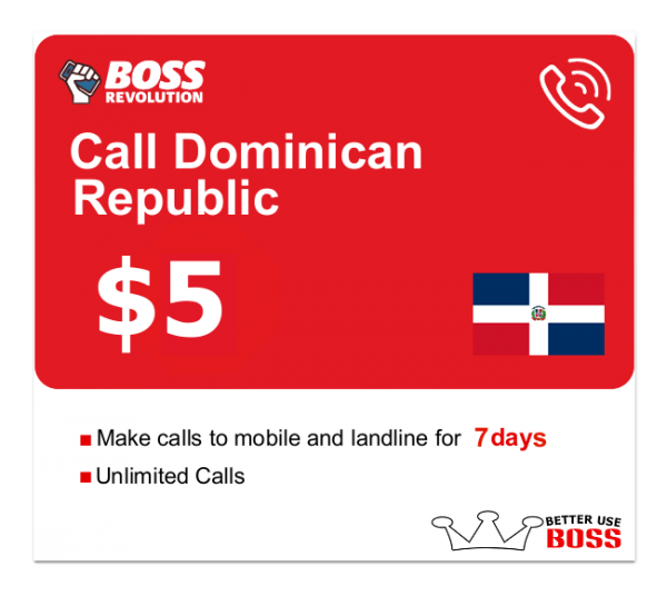 $5 Call Dominican Republic