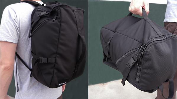 duffle bag that converts to backpack