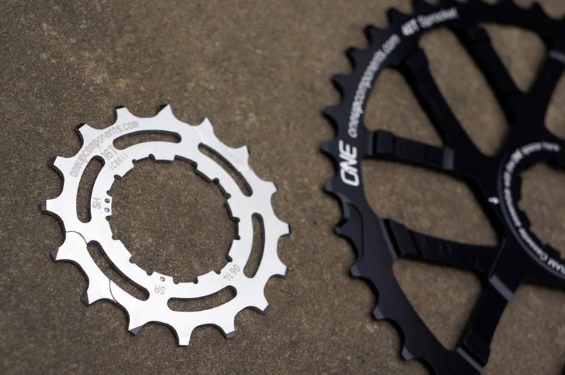 Exclusive First Look OneUp Components' 16Tooth Cassette Adapter Cog Splits the Difference