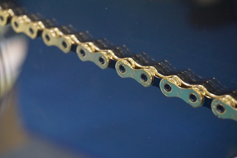 12 speed with Gold Ti-Nitride chains 