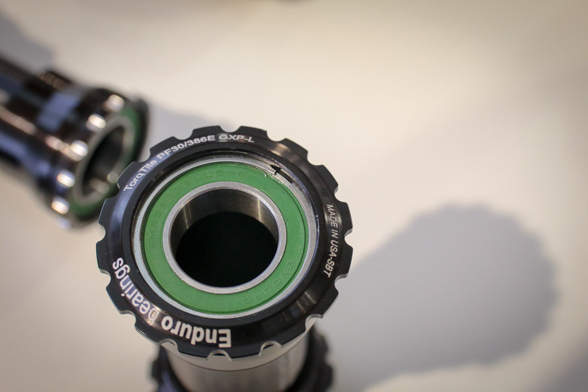 EB17 Enduro adds true GXP specific bottom brackets, beautiful fork