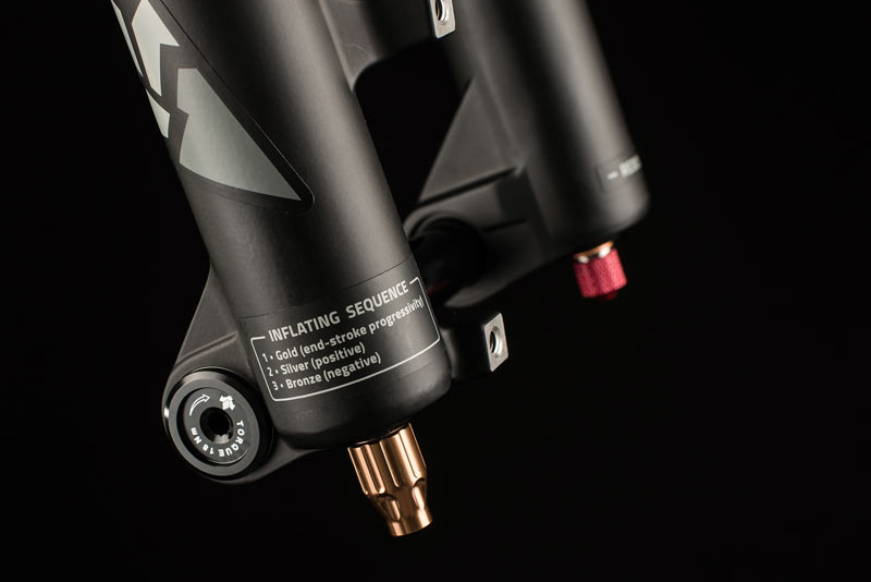 2018 Formula Nero suspension fork gets triple air chambers to tame