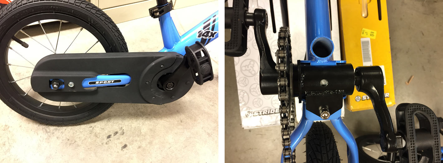 Brilliant new Strider 14x Sport quickly transforms from balance bike to