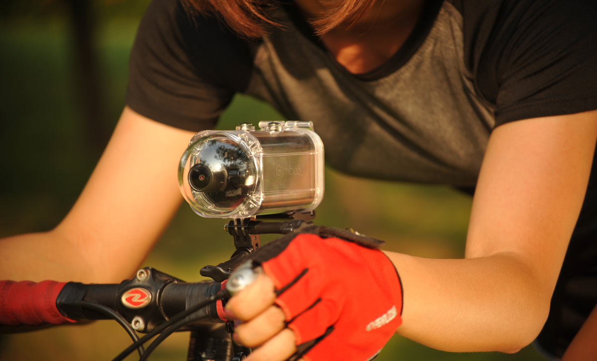 Gimbalcam combines 3axis stability with 4K HD action cam footage