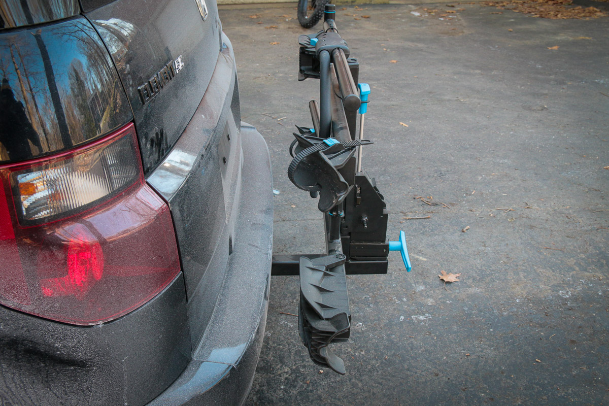 Hitch Swings Pt. 2 RockyMounts Backstage two bike swing away platform